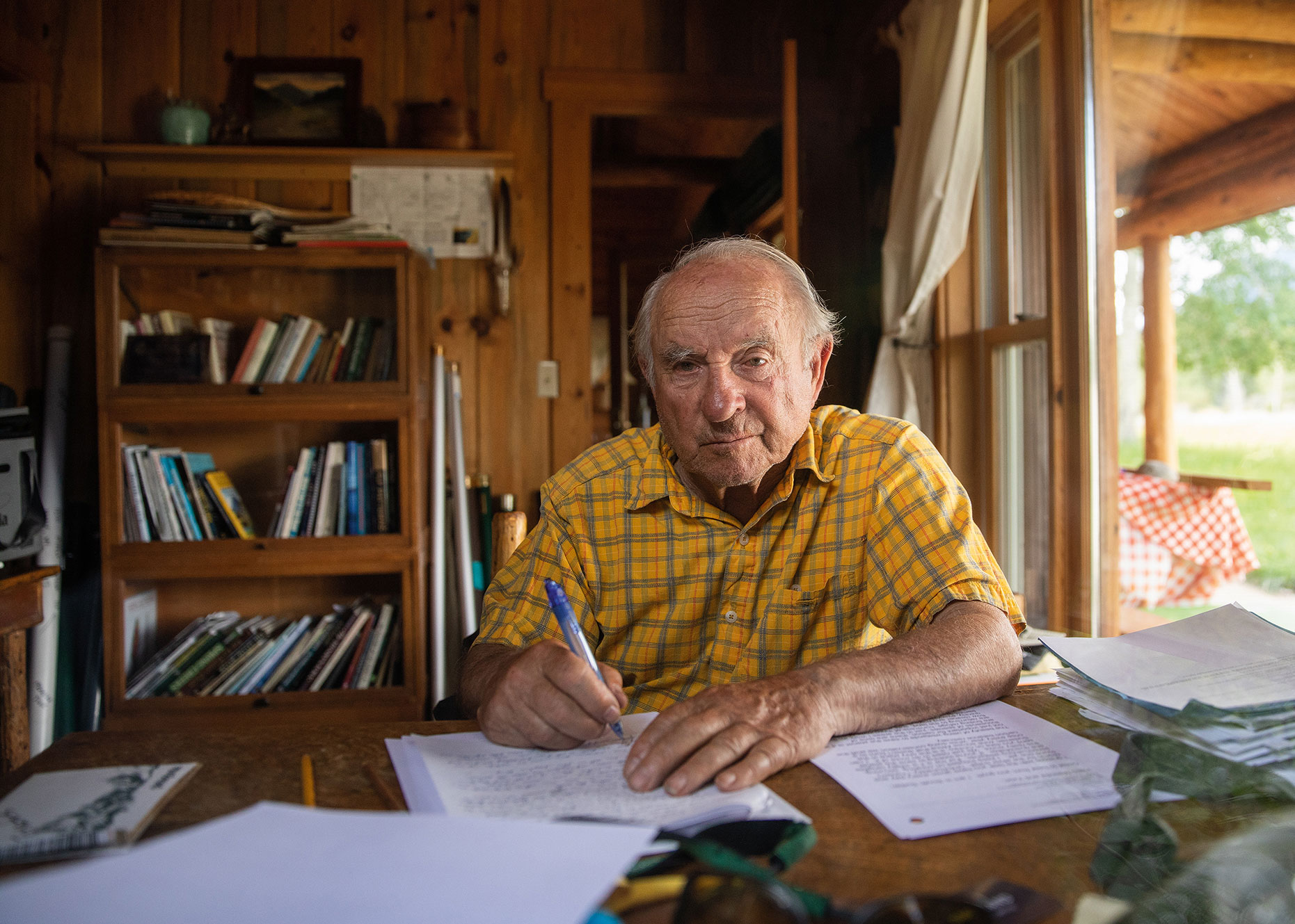 Yvon Chouinard at home. Photo: Campbell Brewer