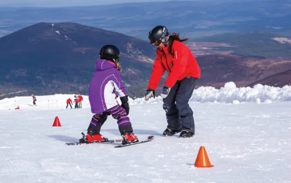 family skiing in scotland swapping the alps for the cairngorms