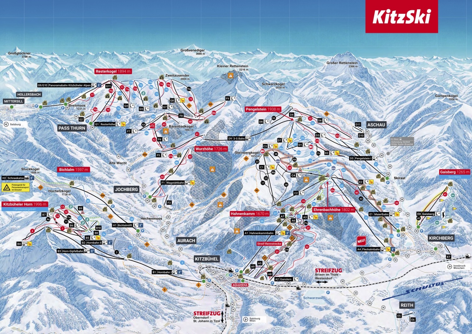 kirchberg-ski-map