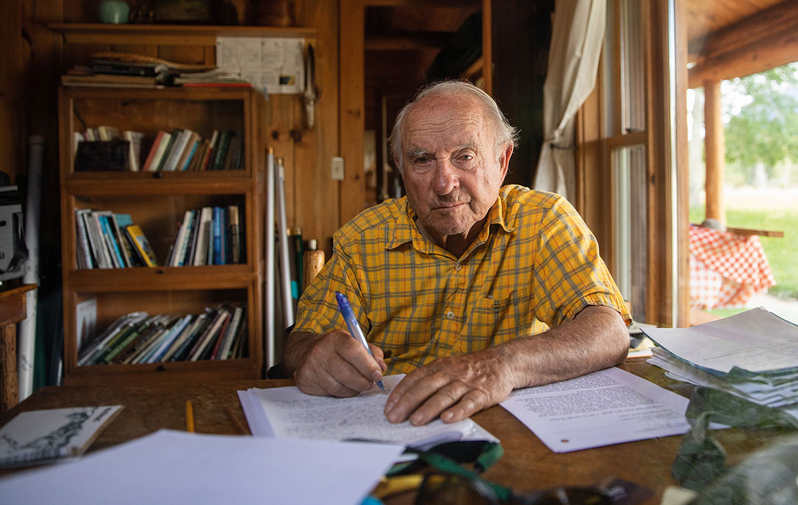 Yvon Chouinard at home. Photo: Campbell Brewer