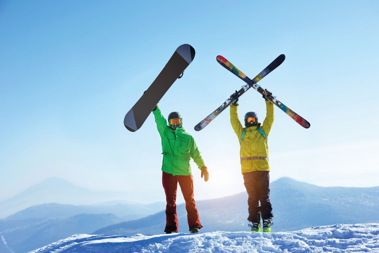 ski vs board