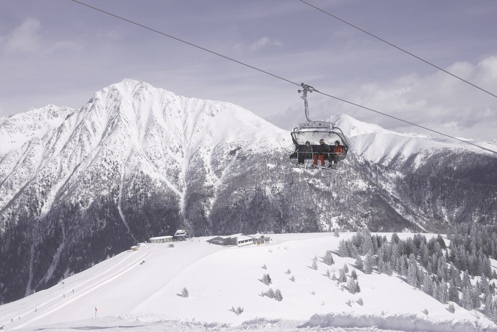 2414 south tyrol on a ski lift