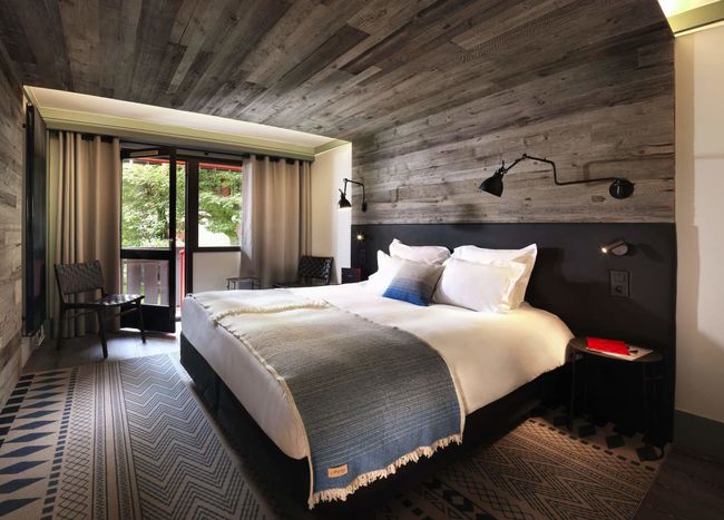 Le Prieure Hotel, Chamonix bedroom.jpg
