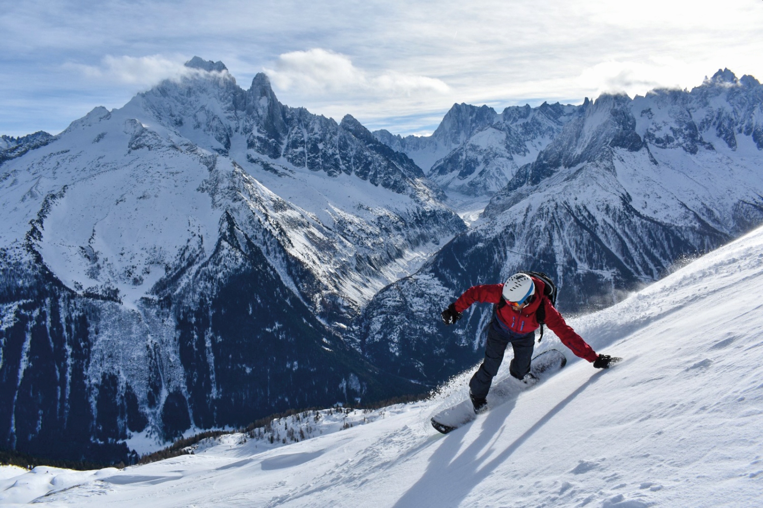 Powder day Chamonix France CREDIT Mike Walker