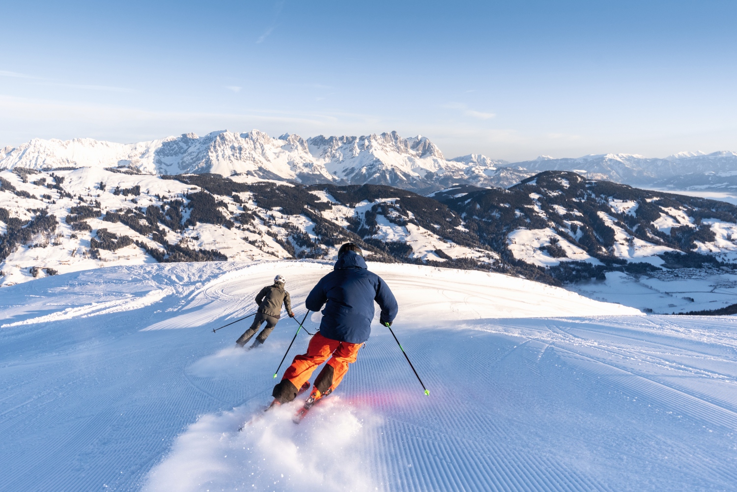 Skiing in the SkiWelt Wilder Kaiser - Brixental