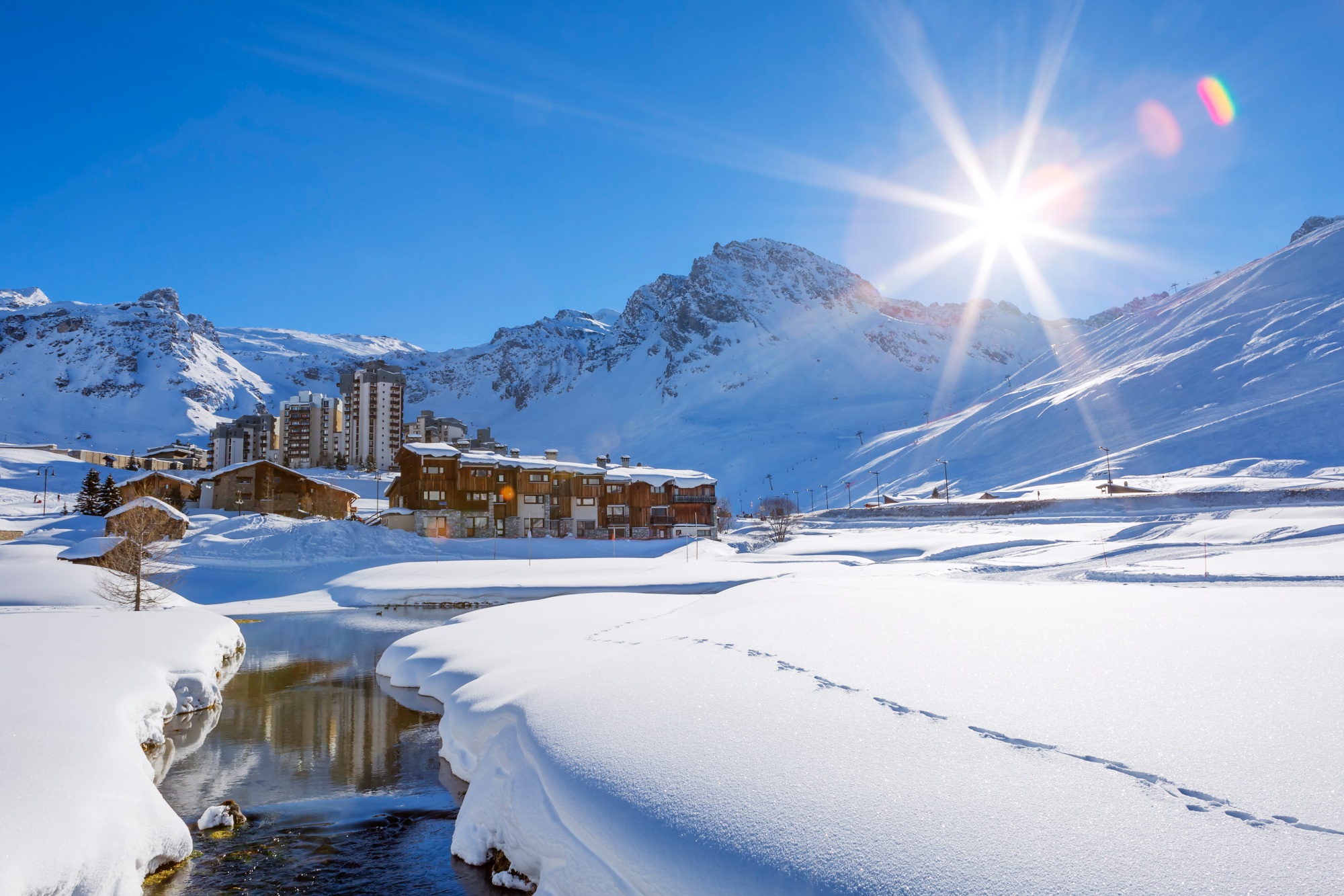 Tignes was picture postcard perfect CREDIT  Prochasson Frederic