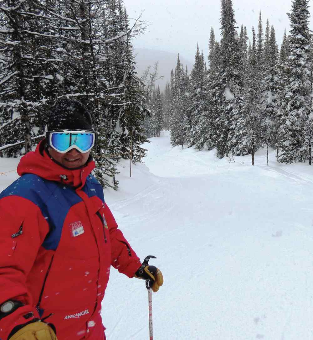 Alberta ski guide Julian