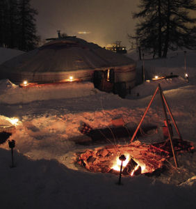 Chamonix Wilderness camp France