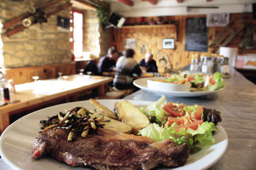 Dinner at L'Ermitage, Font Romeu, France Dinner at L Erm Pyrenees