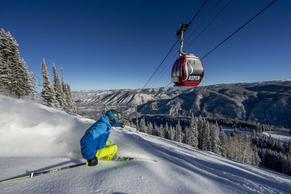 find some powder in aspen colorado