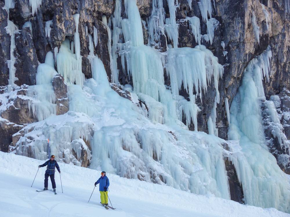 Frozen waterfall Hidden Valley credit Mario Dibona