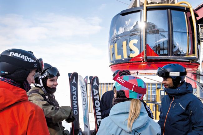 Getting ready to head up the mountain at Engelberg.jpg