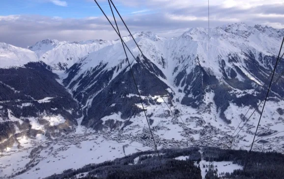 2704 view from gotschan cable car klosters