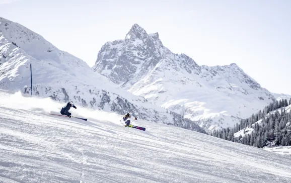 Piste skiing St. Anton Austria CREDIT TVB St. Anton am Arlberg Patrick Batz