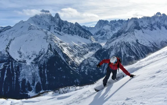 Powder day Chamonix France CREDIT Mike Walker