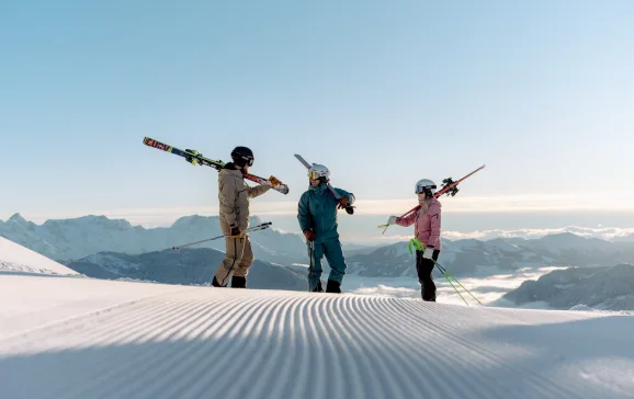 Skiing the Skicircus Saalbach Hinterglemm Leogang Fieberbrunn Austria 18