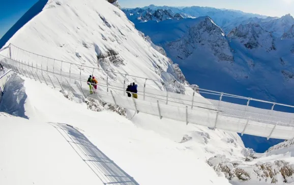 engelberg snow bridge