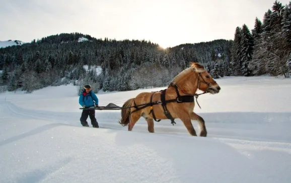 ski joering in la clusaz credit mark borland