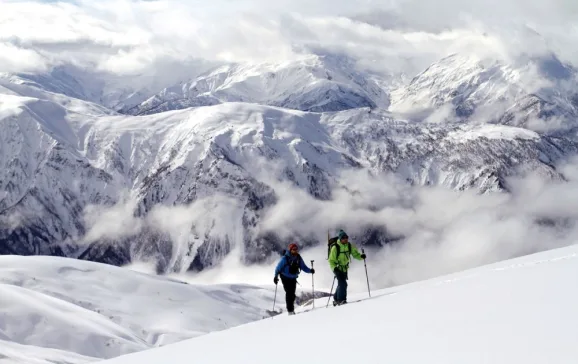 tetnuldi touring splitboarding georgia from europe s newest ski resort