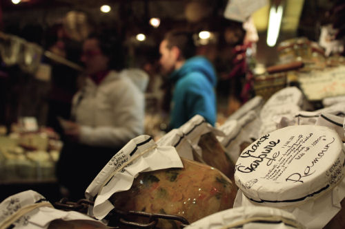 Regional produce on sale in the Pyrenees, France regional produce Pyrenees France
