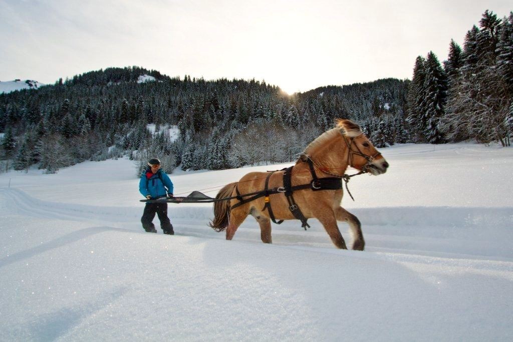 ski joering in la clusaz credit mark borland