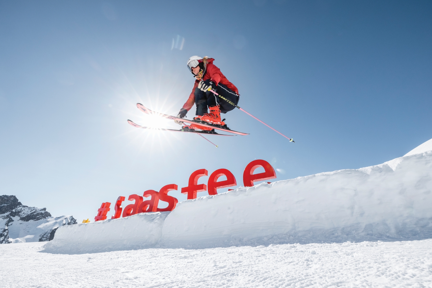 skiing saas fee chemmy alcott valais switzerland credit martin bissig