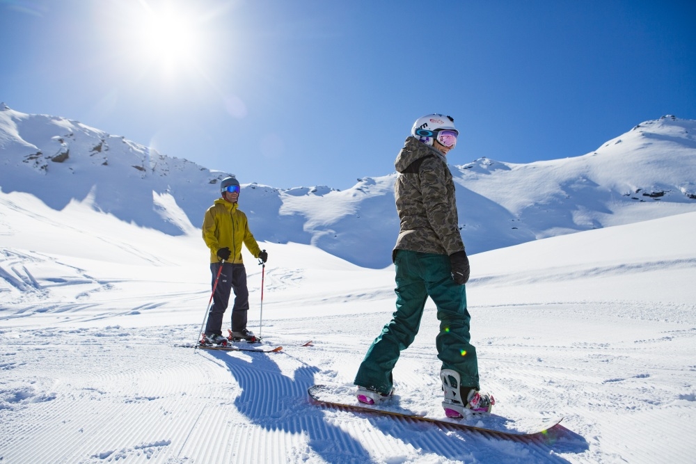 skiing and snowboarding with crystal ski holidays