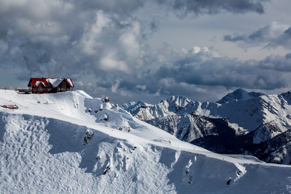 the spectacualr summit of kicking horse canada