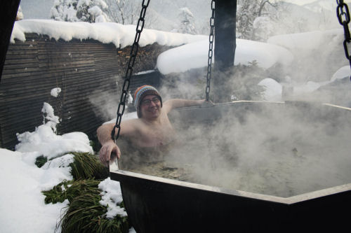 traditional baths outdoors Sochi Russia