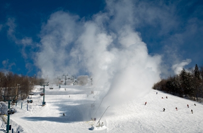 Ski slopes at Tremblant, Canada Tremblant