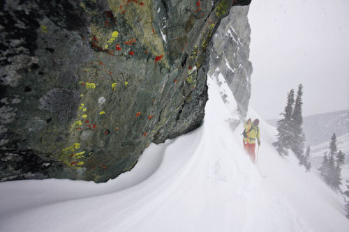 Whistler Canada rock face