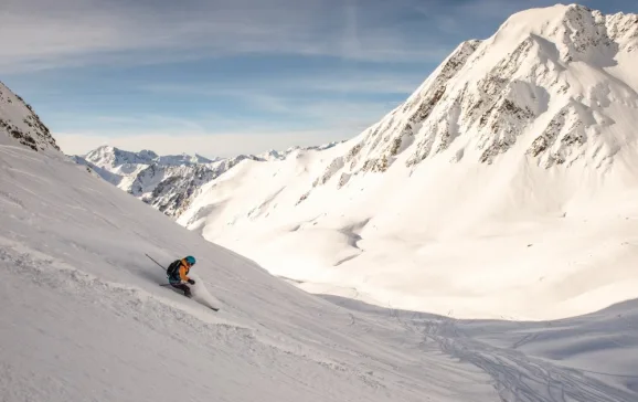 ski touring in the french pyrenees
