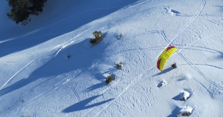 Speed flying at La Clusaz La_Clusaz_speed_flying