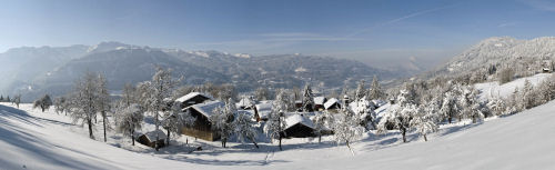 Samoens ski view France