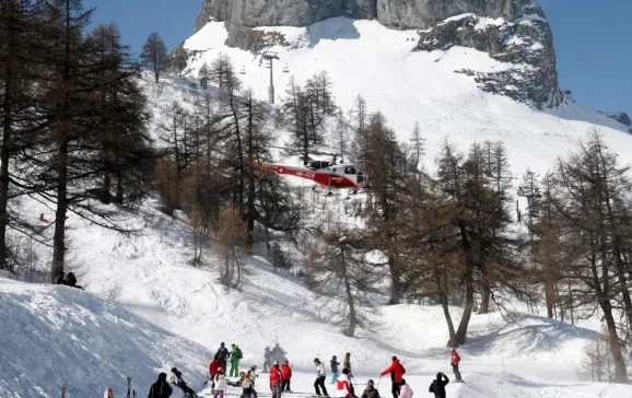 ski accident on the pistes op