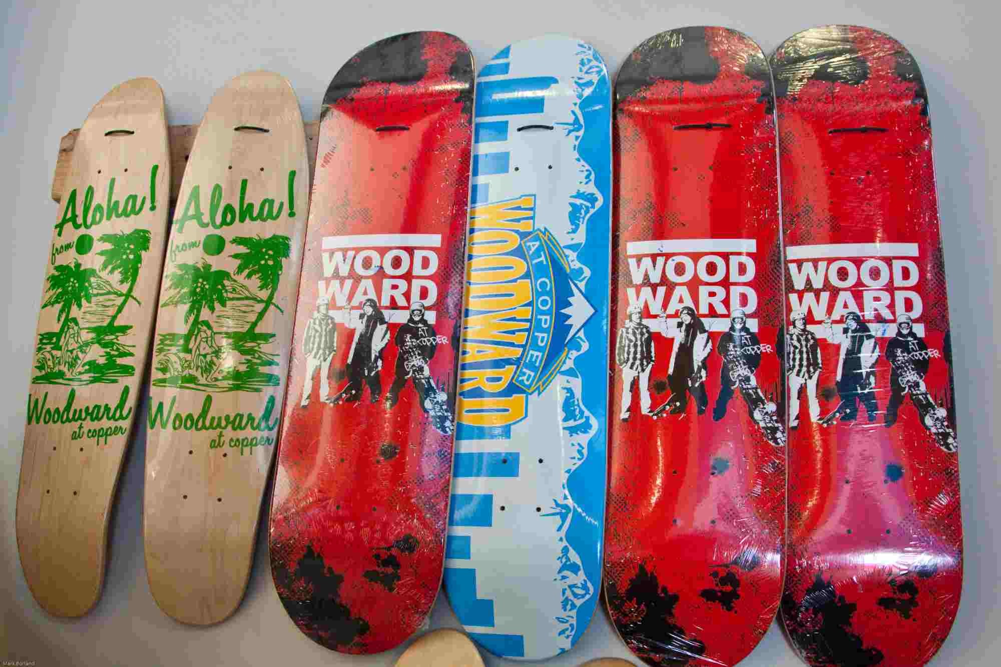 skateboards at woodward centre copper mountain colorado by mark borland