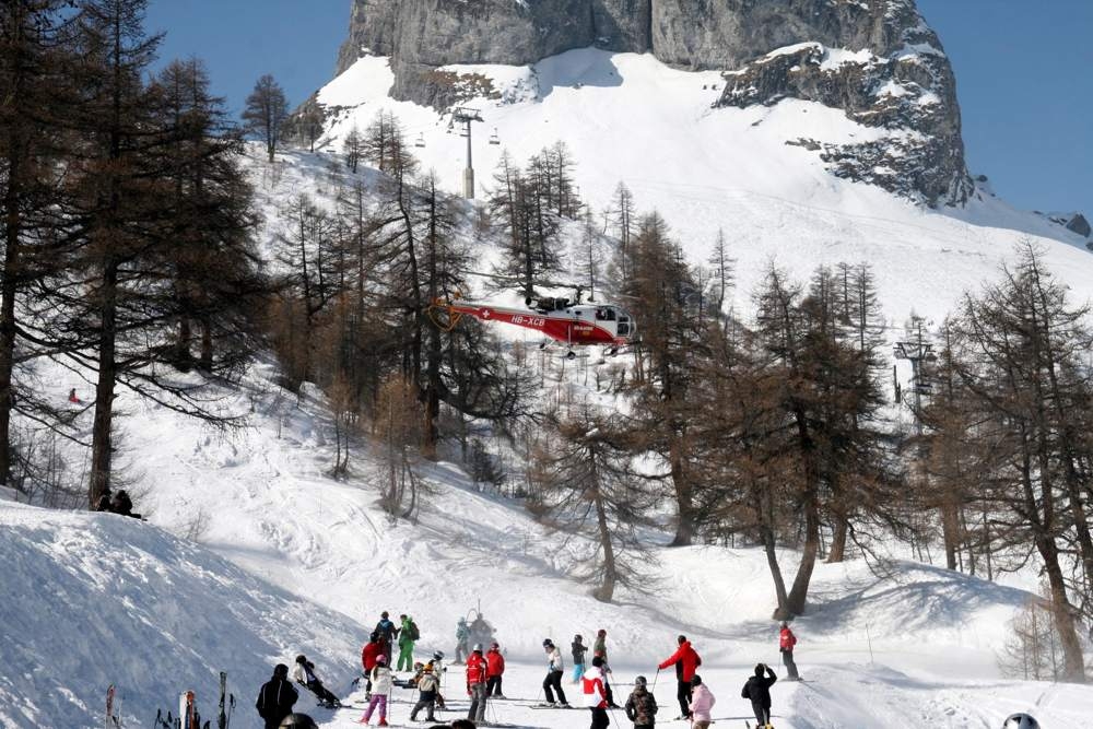 ski accident on the pistes op