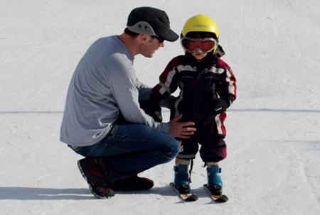 Kids skiing lesson, Les Deux Alps Deux_Alps_Learning_to_ski2