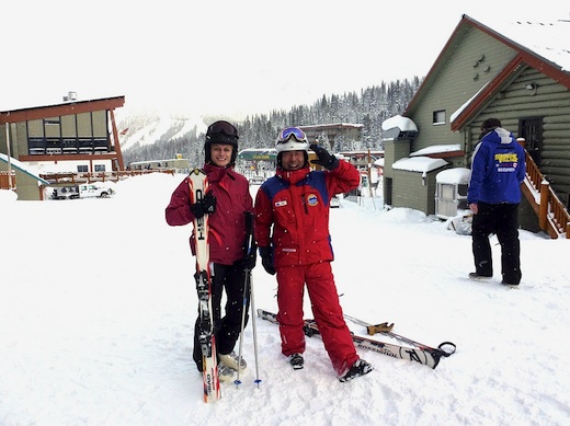 Sunshine village ski lesson Alberta Canada CREDIT Karen Bowerman