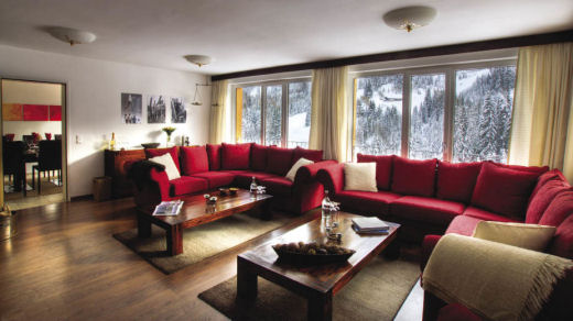 Living room Gertrude Gabl St Anton Austria