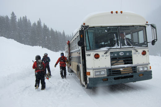 boarding the bus Colorado1