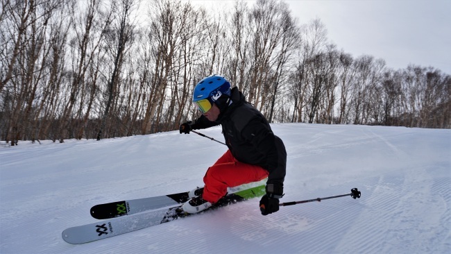 Clean cut slopes by the Wada Goya Hut.JPG