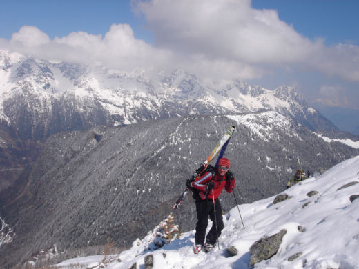 final push Chamonix France