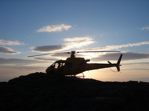 heliboarding helicopter Sweden