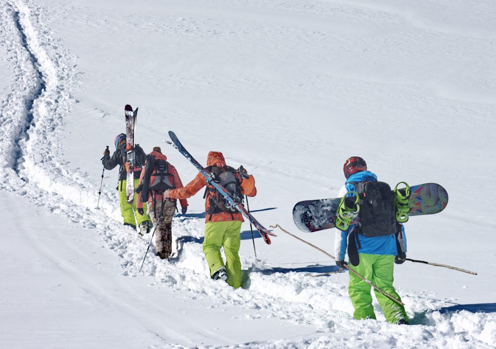 hiking freeride