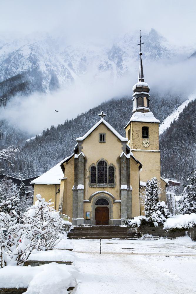 Chamonix church op