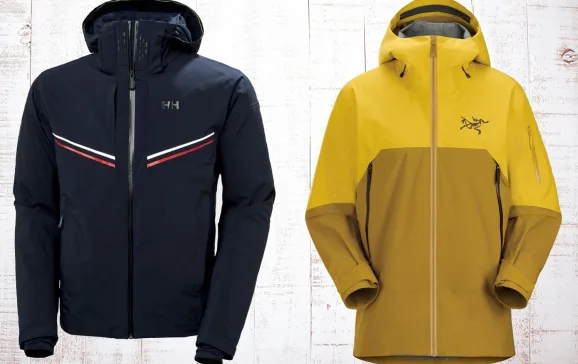 Mens ski jackets header 2023 24