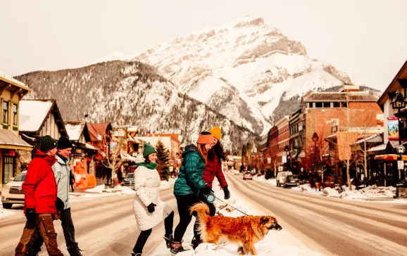 banff town alberta canada