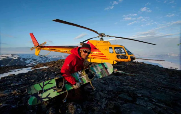 heli ski riksgransen by mark borland