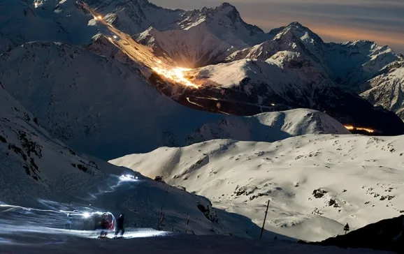 the legendary sarenne by night alpe dhuez lsalino